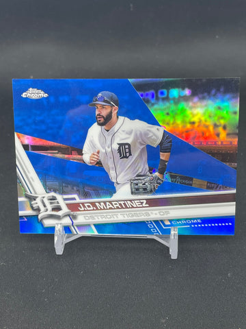 2017 TOPPS CHROME - BLUE REFRACTOR - J. MARTINEZ - #63 - #'D/150