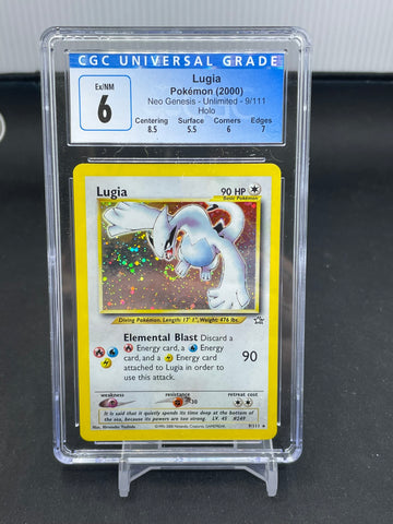 POKEMON - NEO GENESIS - LUGIA - HOLO - #9 - CGC 6