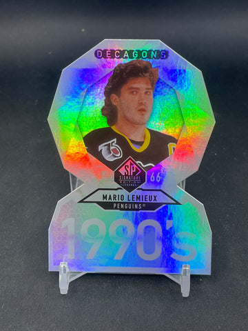 2020 UPPER DECK SP SIGNATURE EDITION LEGENDS - DECAGONS - M. LEMIEUX - #DC-75