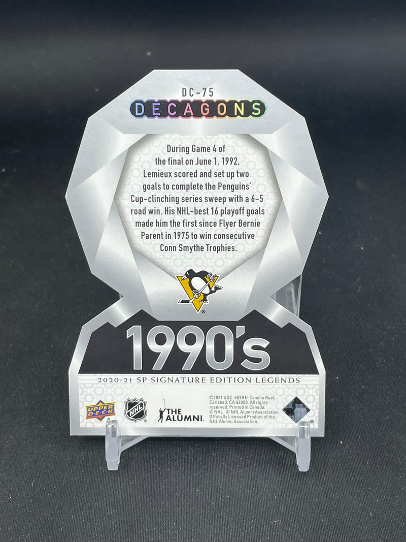 2020 UPPER DECK SP SIGNATURE EDITION LEGENDS - DECAGONS - M. LEMIEUX -