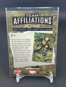 2023 UPPER DECK FLEER ULTRA WOLVERINE - TEAM AFFILIATIONS - NEW AVENGERS WOLVERINE -