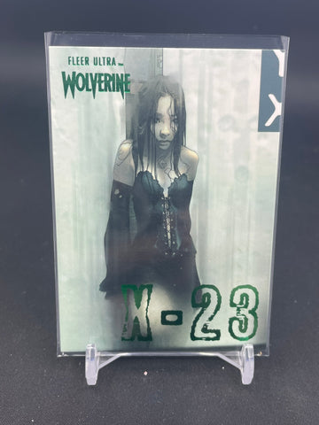 2023 UPPER DECK FLEER ULTRA WOLVERINE - GREEN - X-23 - #X-1