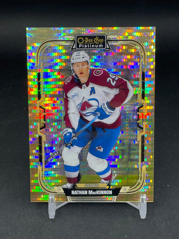 2025 UPPER DECK O-PEE-CHEE - PLATINUM PREVIEW - SEISMIC GOLD - N. MACKINNON - #P-4 - #'D/25