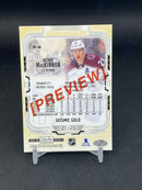 2025 UPPER DECK O-PEE-CHEE - PLATINUM PREVIEW - SEISMIC GOLD - N. MACKINNON - #P-4 - #'D/25