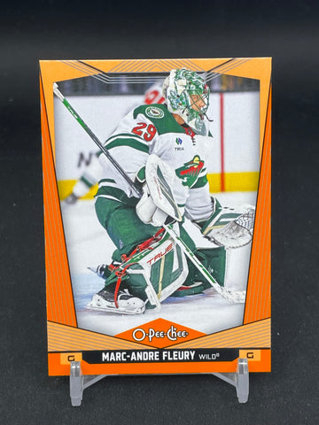 2024 UPPER DECK O-PEE-CHEE - ORANGE - M. FLEURY - #256 - #'D/25