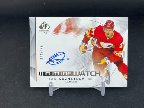 2024 UPPER DECK SP AUTHENTIC - HORIZONTAL FUTURE WATCH AUTO - Y. KUZNETSOV - #135 - #'D/599 - AUTOGRAPH - RC