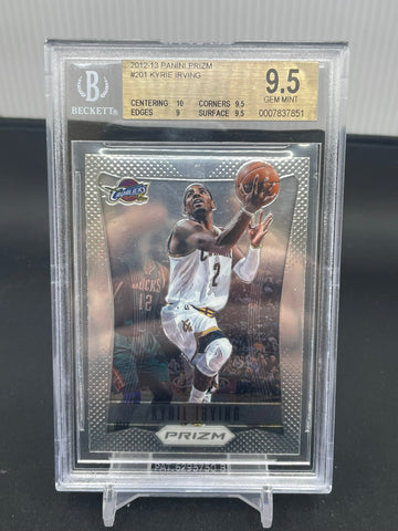 2012 PANINI PRIZM - K. IRVING - #201 - BGS 9.5 - RC