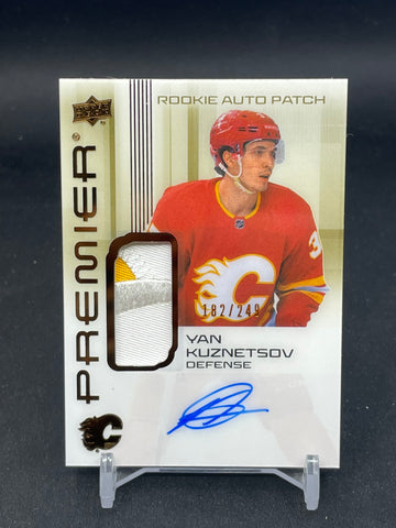 2024 UPPER DECK PREMIER - BRONZE AUTO PATCH - Y. KUZNETSOV - #AR-YK - #'D249 - RELIC - AUTOGRAPH - RC