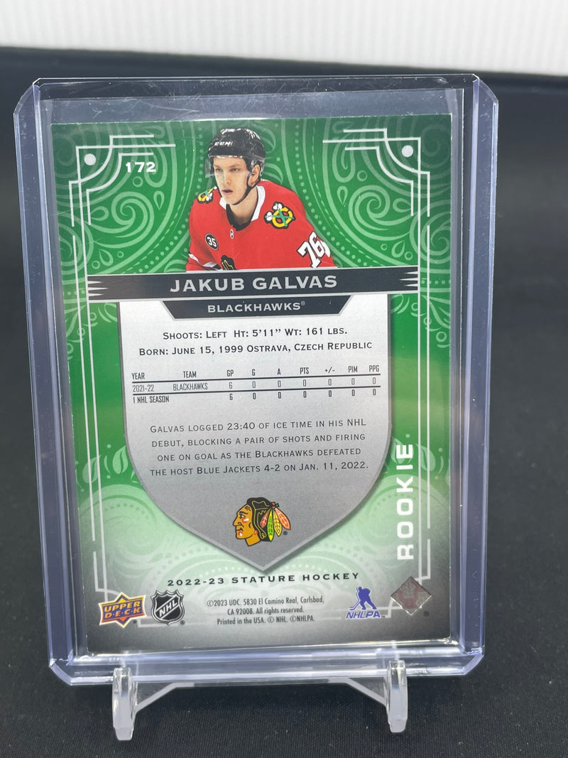 2022 UPPER DECK STATURE - GREEN PARALLEL - SINGLES - SELECT YOUR PLAYER