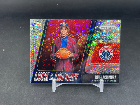 2019 PANINI PRIZM - DISCO PRIZM - LUCK OF THE LOTTERY - R. HACHIMURA - #9