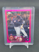 2023 TOPPS CHROME UPDATE - MAGENTA REFRACTOR - ROOKIE DEBUT - O. GONZALEZ - #USC47 - #'D/399 - RC