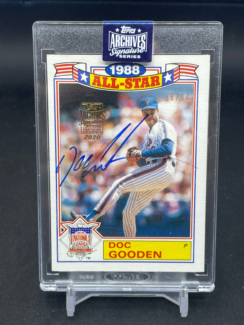 2020 TOPPS ARCHIVES - 1988 ALL-STAR - D. GOODEN - #21 - #'D/84 - AUTOGRAPH