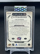 2018 UPPER DECK CLEAR CUT - EMBEDDED ENDORSEMENTS - C. ATKINSON - #EE-CA - #'D/99 - AUTOGRAPH