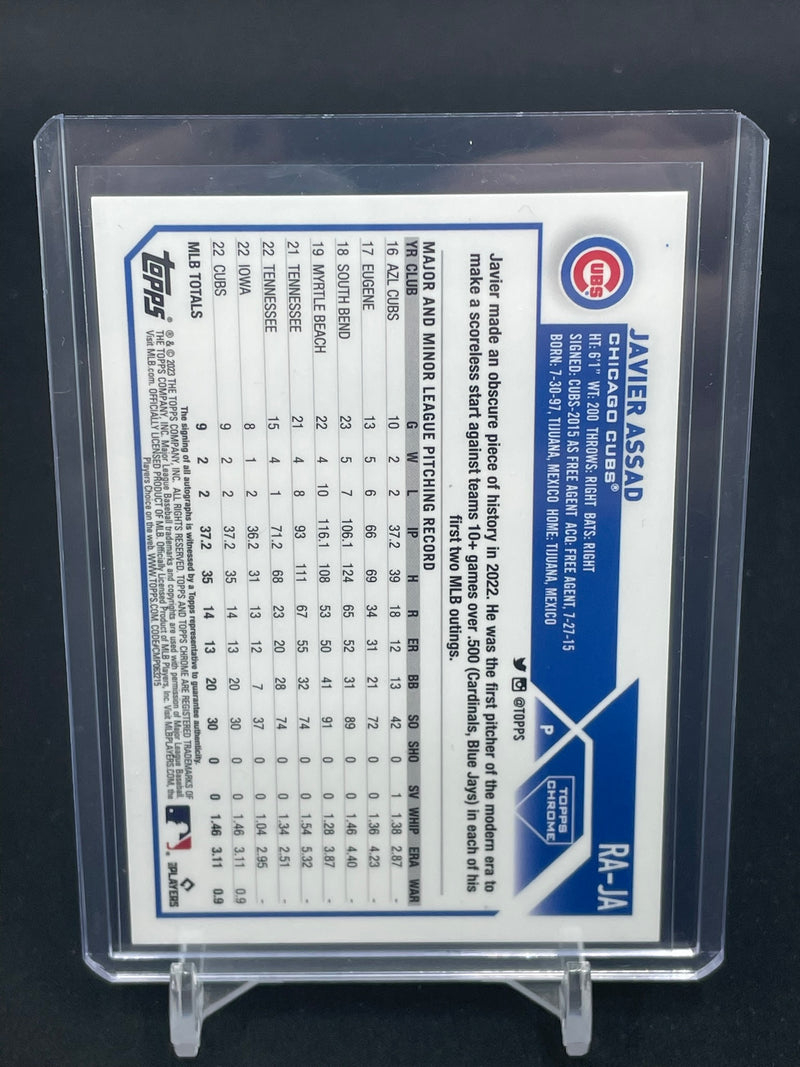 2023 TOPPS CHROME UPDATE - J. ASSAD -
