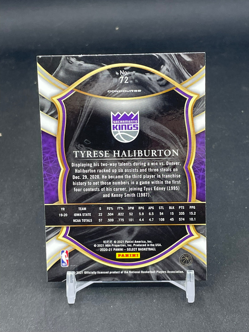2020 PANINI SELECT - T. HALIBURTON -
