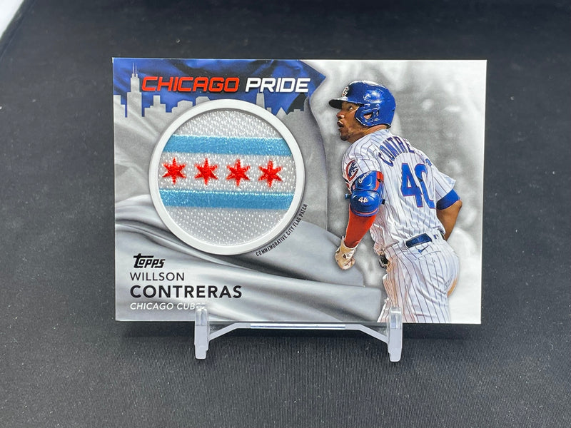 2022 TOPPS SERIES ONE - CITY FLAG - W. CONTRERAS -