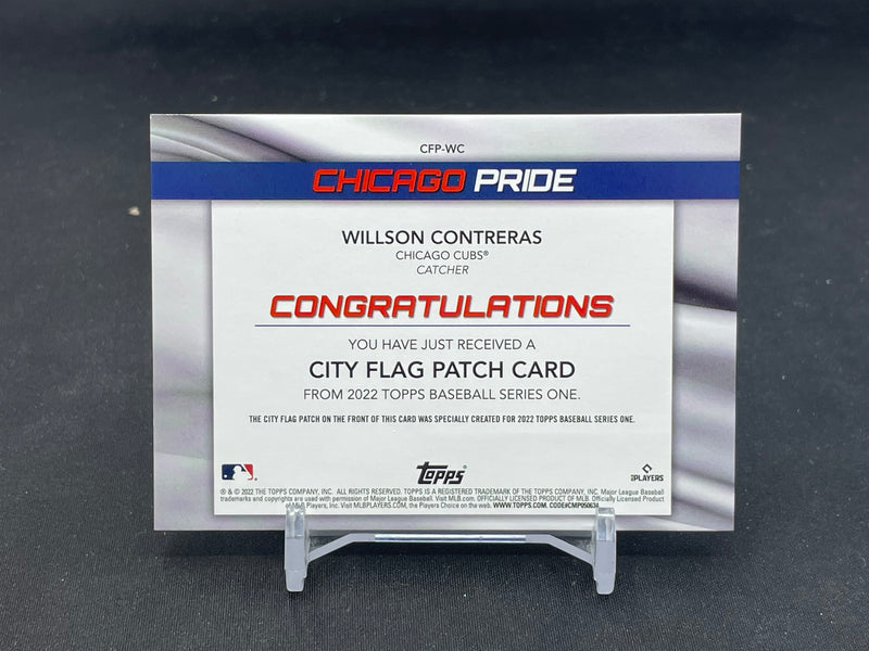 2022 TOPPS SERIES ONE - CITY FLAG - W. CONTRERAS -