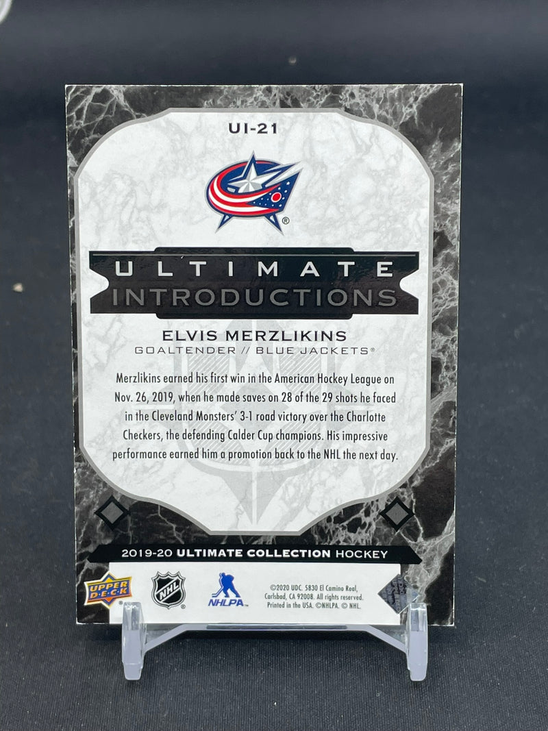 2019 UPPER DECK ULTIMATE - ONYX - ULTIMATE INTRODUCTIONS - E. MEZLIKINS - #UI-21 - #'D/25 - RC