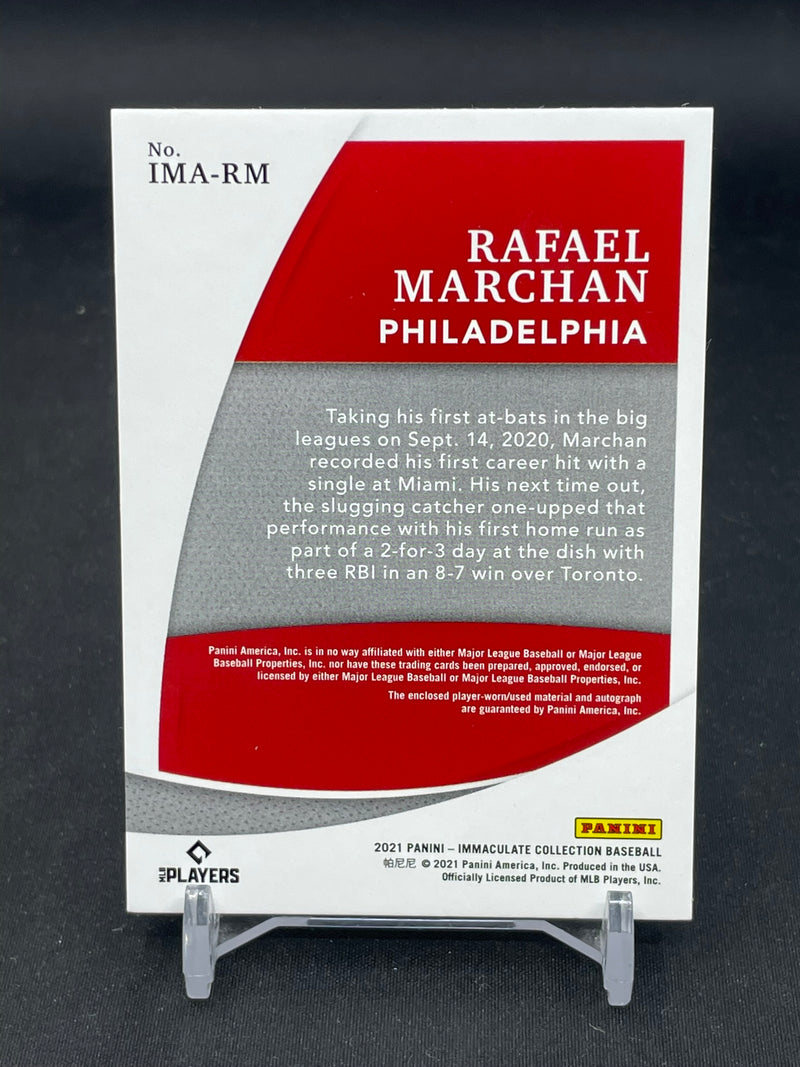 2021 PANINI IMMACULATE - R. MARCHAN - #IMA-RM - #'D/99 - RELIC - AUTOGRAPH - RC