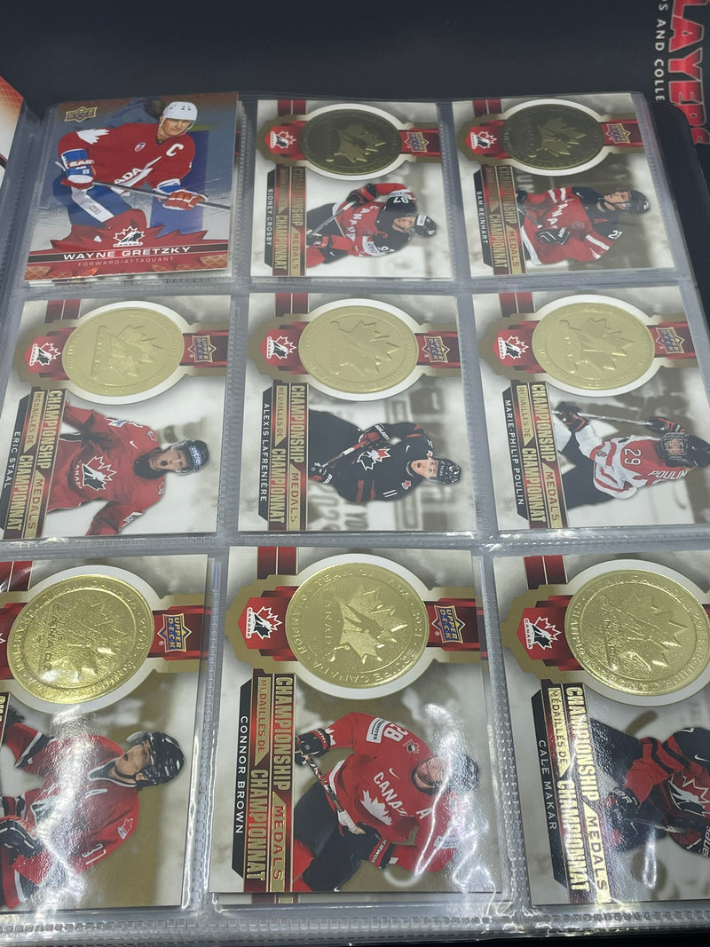 2021-22 UPPER DECK TIM HORTONS TEAM CANADA - NEAR COMPLETE SET - BASE + INSERTS (NO HOLOGRAMS OR TIMBITS)