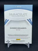2021 PANINI IMMACULATE - X. BOGAERTS - #MT-XB - #'D/99 - TRIPLE RELIC