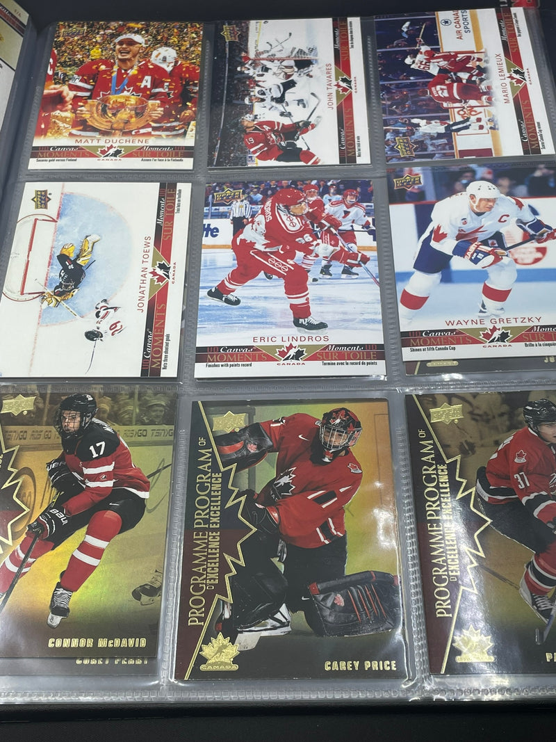2021-22 UPPER DECK TIM HORTONS TEAM CANADA - NEAR COMPLETE SET - BASE + INSERTS (NO HOLOGRAMS OR TIMBITS)
