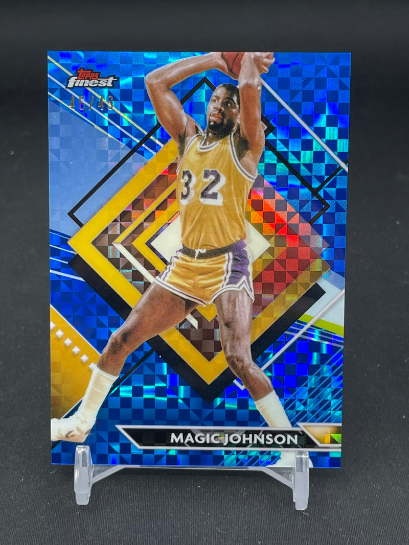 2023 TOPPS FINEST - BLUE CHECKERBOARD REFRACTOR - M. JOHNSON - #255 - #'D/49