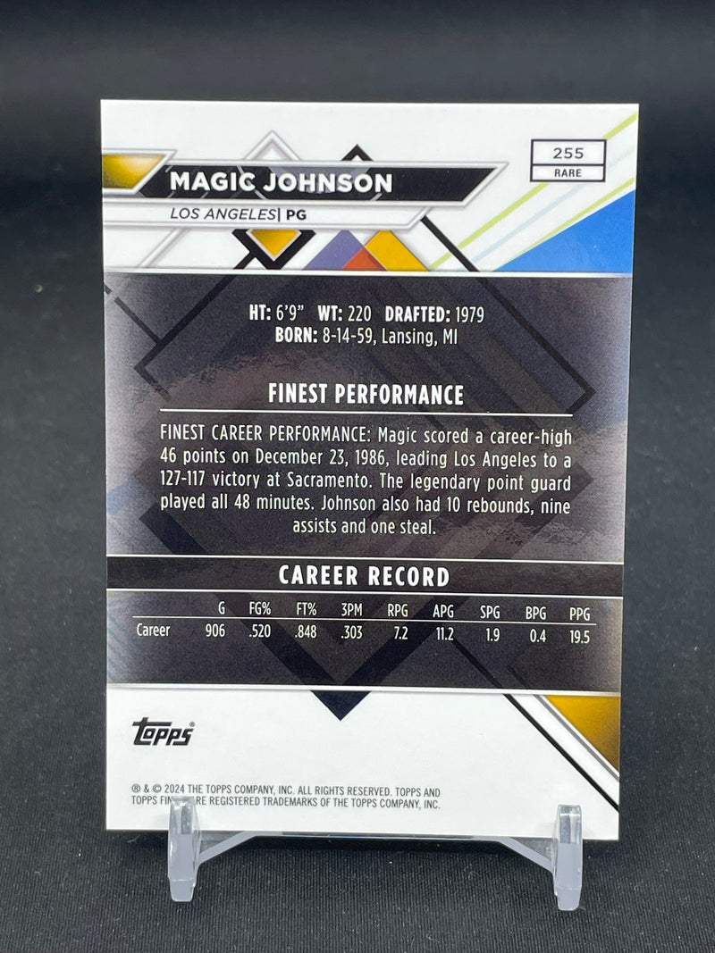 2023 TOPPS FINEST - BLUE CHECKERBOARD REFRACTOR - M. JOHNSON - #255 - #'D/49
