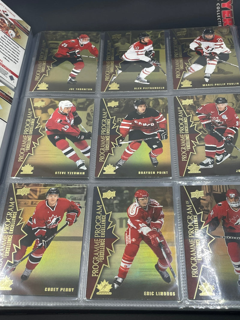 2021-22 UPPER DECK TIM HORTONS TEAM CANADA - NEAR COMPLETE SET - BASE + INSERTS (NO HOLOGRAMS OR TIMBITS)