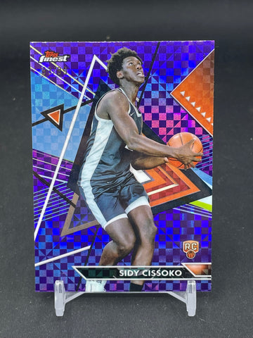 2023 TOPPS FINEST - PURPLE CHECKERBOARD - S. CISSOKO - #191 - #'D/99 - RC