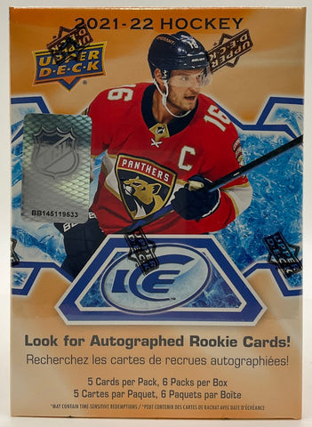 2021 UPPER DECK ICE HOCKEY RETAIL BLASTER BOX
