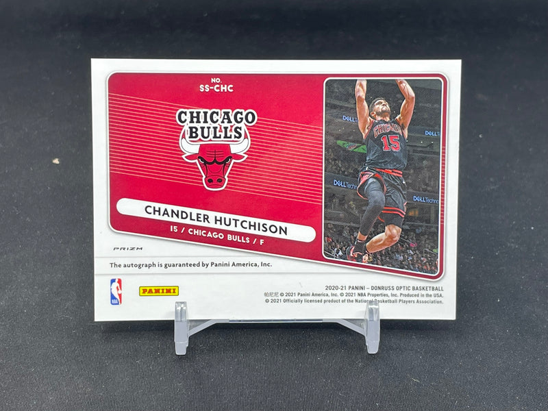 2020 PANINI DONRUSS OPTIC - GREEN PRIZM - SIGNATURE SERIES - C. HUTCHISON -