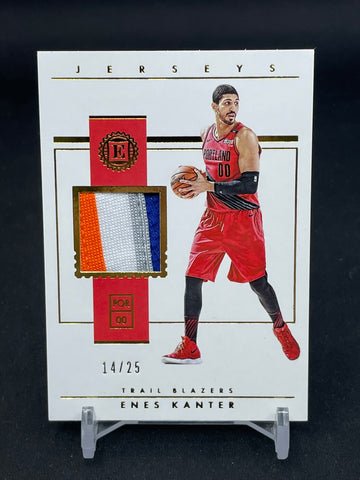 2018 PANINI ENCASED - JERSEYS - E. KANTER - #J-EK - #'D/25 - RELIC