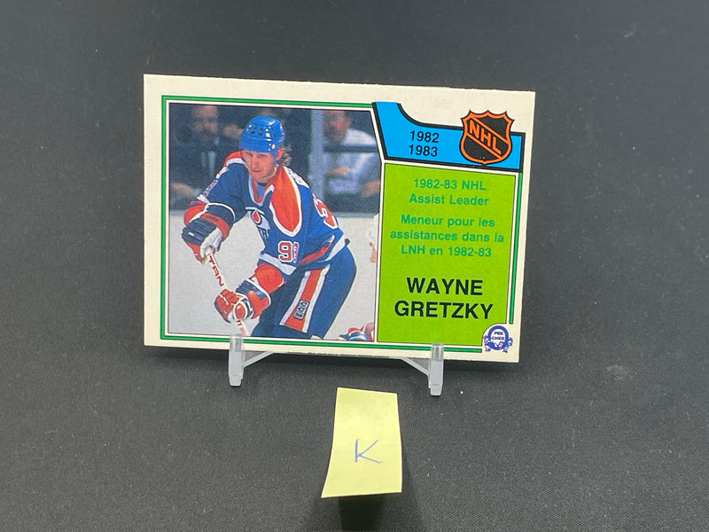 1983 O-PEE-CHEE - NHL SCORING LEADERS - W. GRETZKY -