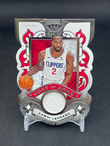 2019 PANINI CROWN ROYALE - COAT OF ARMS - K. LEONARD - #CA-KL - RELIC