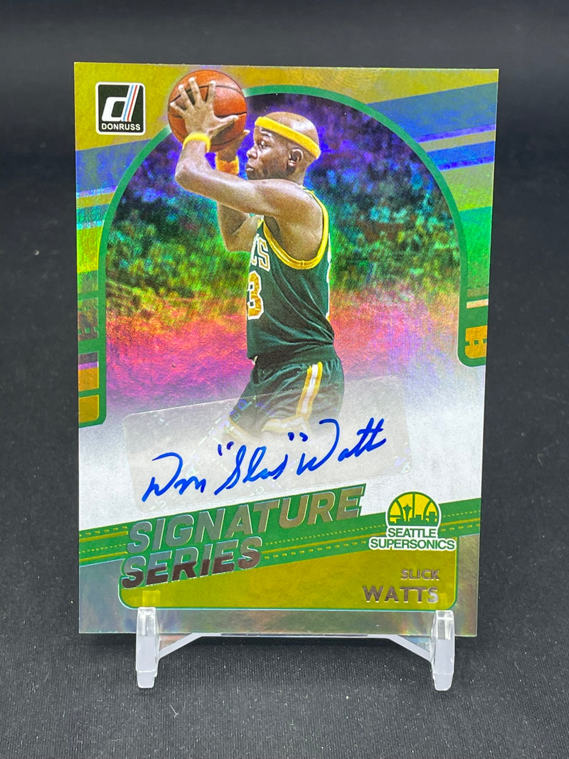 2020 PANINI DONRUSS - SIGNATURE SERIES - S. WATTS -