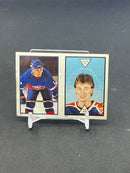 1985 O-PEE-CHEE - STICKER - W. GRETZKY / G. GILBERT - #202 #75