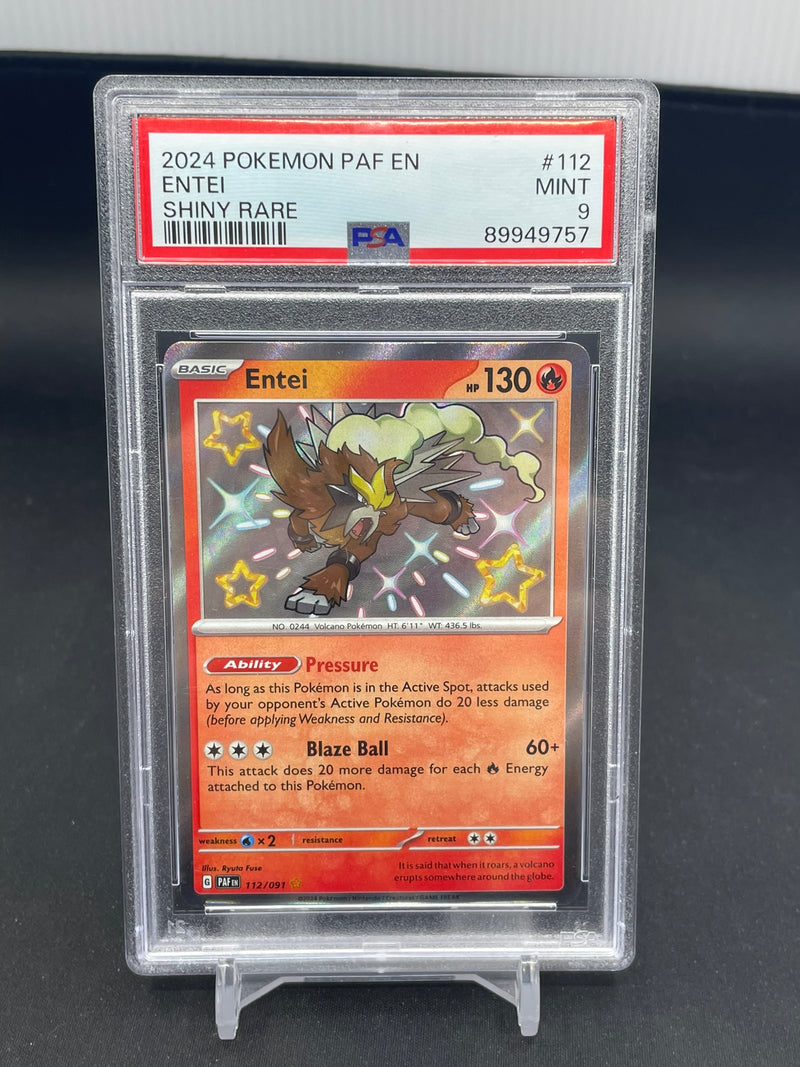 POKEMON - PALDEAN FATES - ENTEI - SHINY RARE -