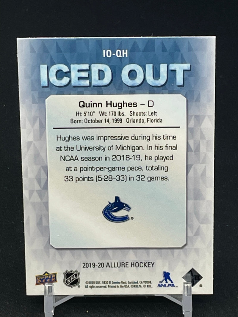 2019 UPPER DECK ALLURE - ICED OUT - Q. HUGHES -