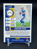 2019 PANINI CONTENDERS OPTIC - RED PRIZM - ROOKIE TICKET - E. STICK - #117 - #'D/199
