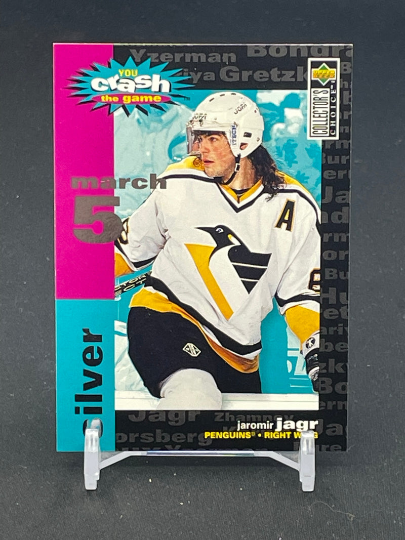 1995 UPPER DECK YOU CRASH THE GAME - SILVER - J. JAGR -