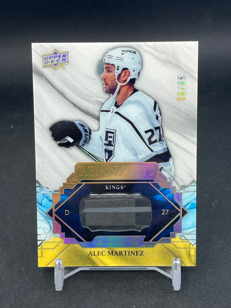 2019 UPPER DECK ENGRAINED - REMNANTS - A. MARTINEZ - #R-MZ - #'D/65 - RELIC