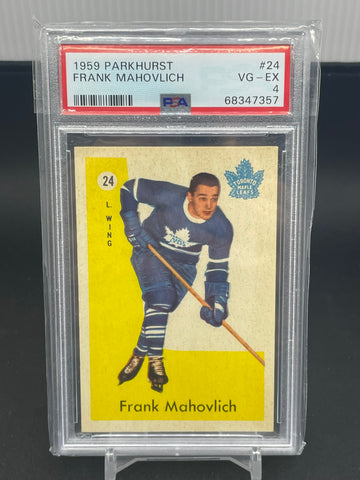 1959 PARKHURST - F. MAHOVLICH - #24 - PSA 4
