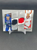 2008 UPPER DECK SP GAME USED - DUOS - M. NASLUND / T. HOLMSTROM - #AF2-NH - #'D/100 - DUAL RELIC