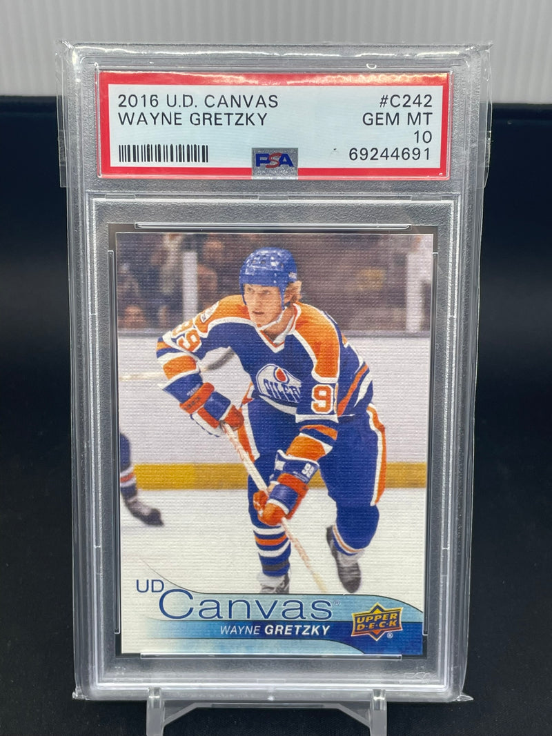 2016 UPPER DECK SERIES TWO - UD CANVAS - RETIRED - W. GRETZKY -