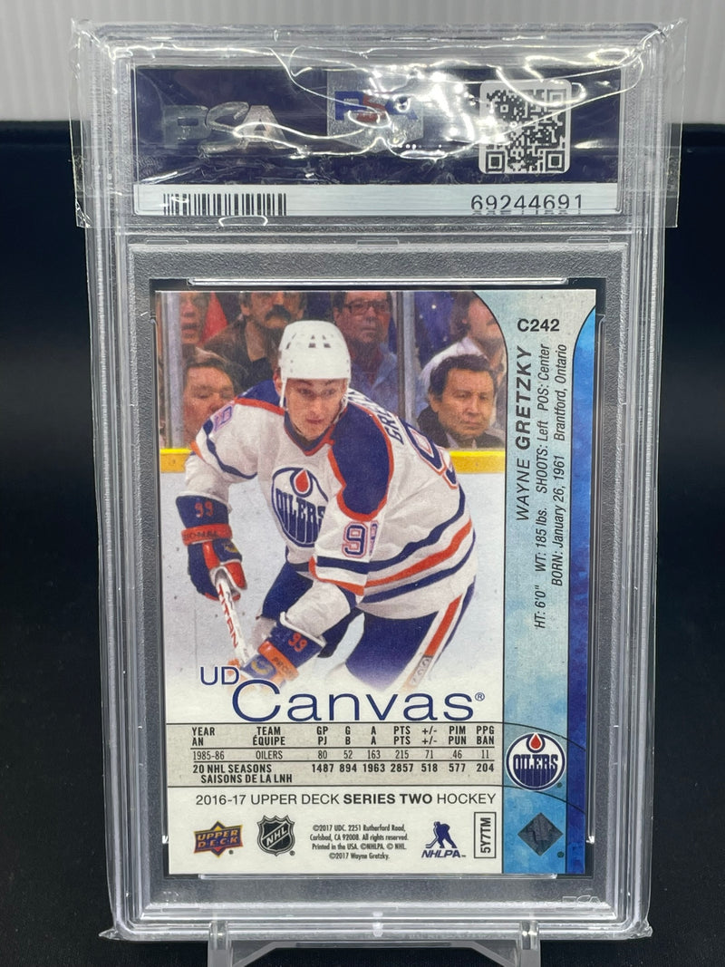 2016 UPPER DECK SERIES TWO - UD CANVAS - RETIRED - W. GRETZKY -