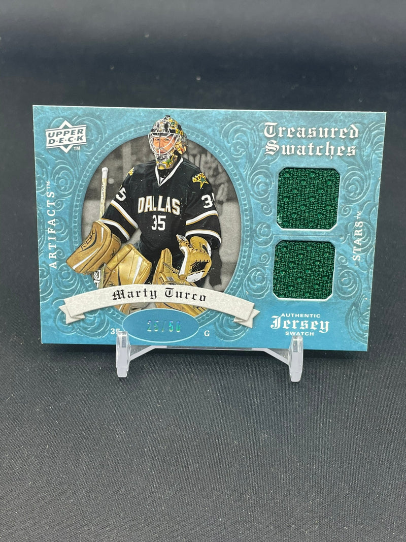 2008 UPPER DECK ARTIFACTS - TREASURED SWATCHES - M. TURCO - #TSD-MT - #'D/50 - DUAL RELIC