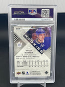 2016 UPPER DECK SP GAME USED - ORANGE RAINBOW - DRAFT YEAR - M. MARNER - #130 - #'D/115 - PSA 9 - RC