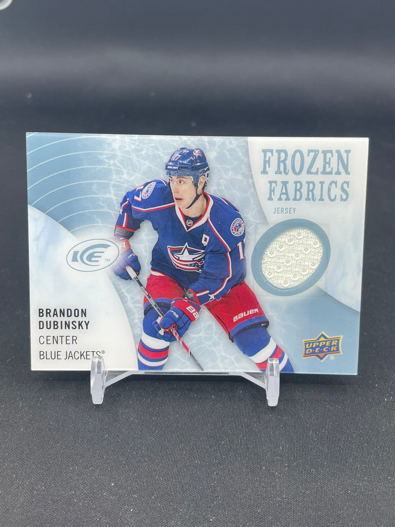 2014 UPPER DECK ICE - FROZEN FABRICS - B. DUBINSKY -