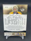 2013 UPPER DECK ARTIFACTS - EMERALD - P. RINNE - #122 - #'D/75 - DUAL RELIC
